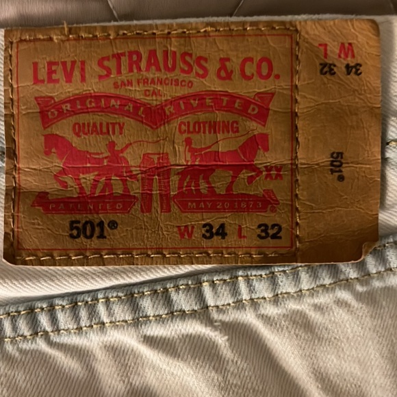 Levi Ripped Jeans (Style) W 34 L 32 - Picture 3 of 3